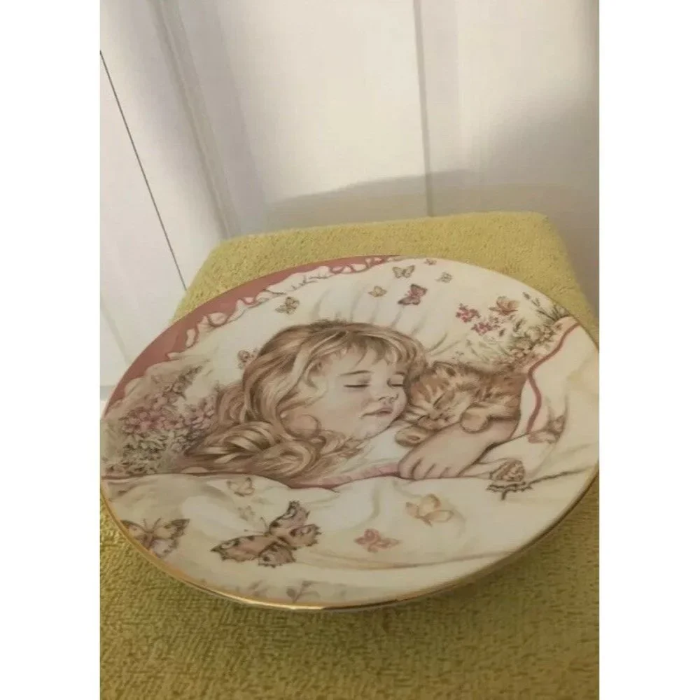 Monday's Child Is Fair of Face-A Child's Blessing Plate Collection by Pam Cooper